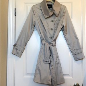 Brand New, No Tags, Silver Mossimo Belted Trench M
